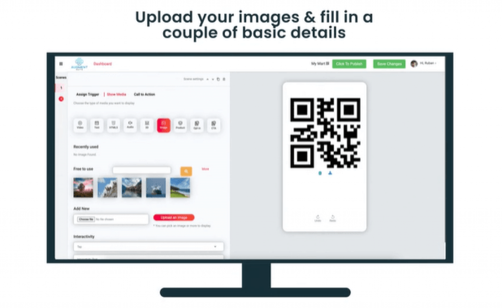 STEP 2 Upload images and fill in a couple of basic details